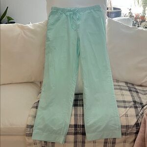 New Haven Well Within Light Sea Glass Green Drawstring Pants - Small